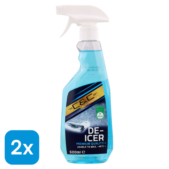 2x C&C Ruitontdooispray - 500 ml
