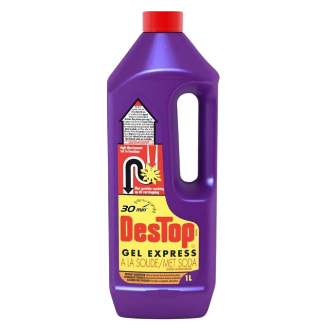 Destop Gel Express Ontstopper met Soda - 1 liter