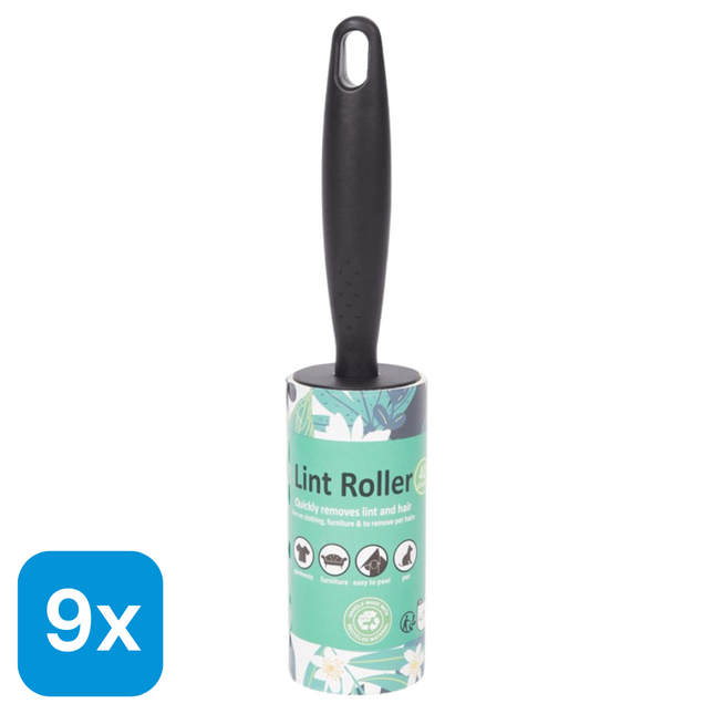 9x Kledingroller