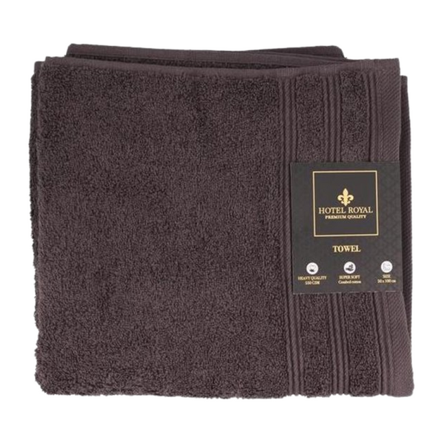 Hotel Royal Handdoek Antraciet - 50x100 cm