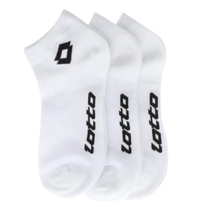 Lotto Sneakersokken Wit Maat 35-38 - 3 paar