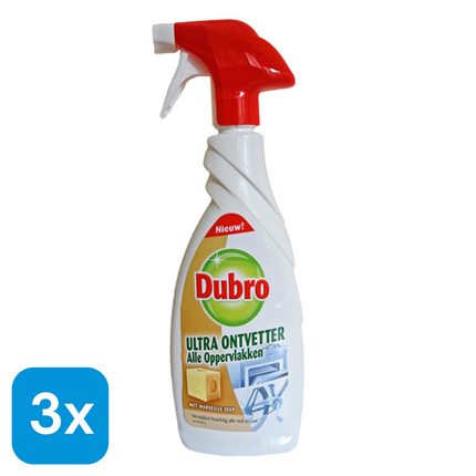 3x Dubro Ontvetter Schoonmaakspray - 650 ml