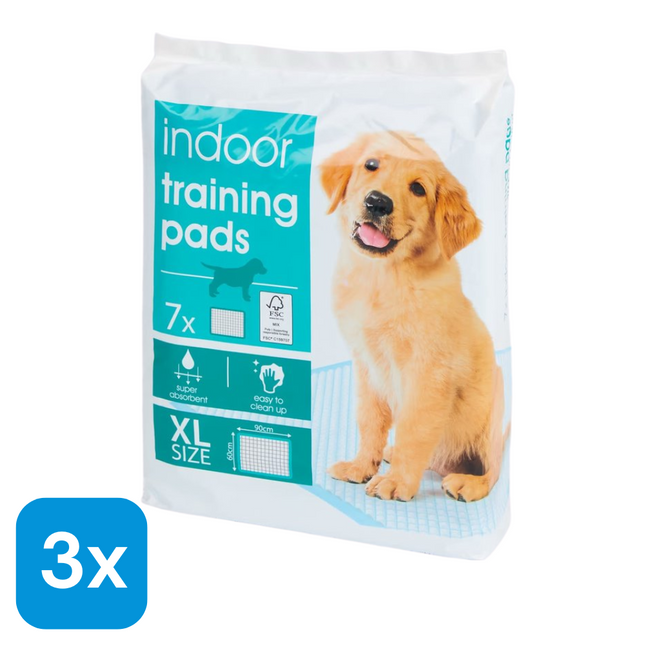 3x Indoor Training Pads voor Honden XL - 7 stuks