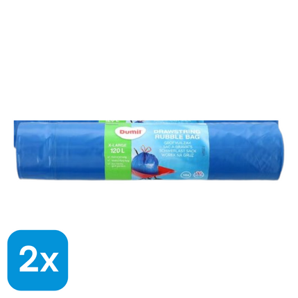2x Dumil Vuilniszakken 120L - 10 stuks