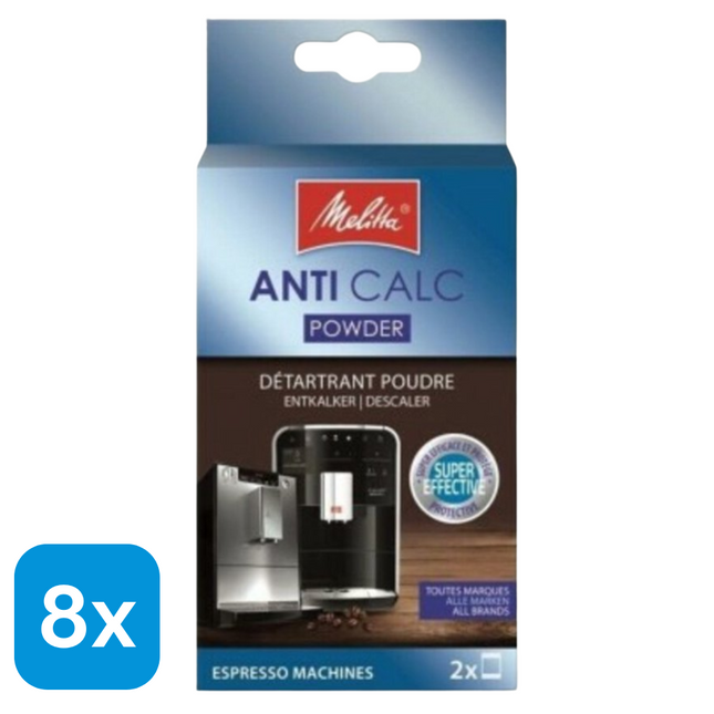 8x Melitta Ontkalkingspoeder - 2 stuks