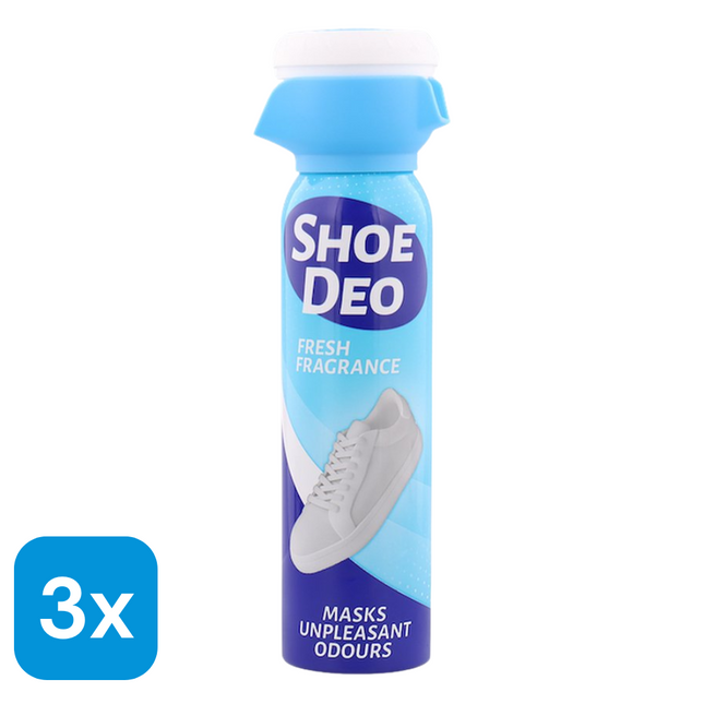 3x Schoenendeodorant - 150 ml