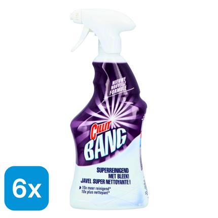 6x Cillit Bang Bleek & Hygiëne Spray - 750 ml