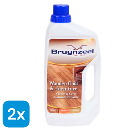 2x Bruynzeel Houtreiniger - 1 liter