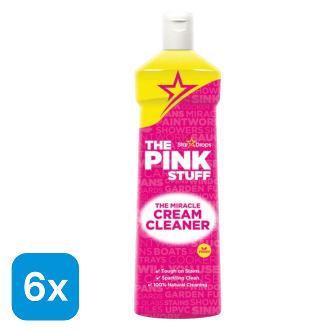6x The Pink Stuff Cream Cleaner - 500 ml