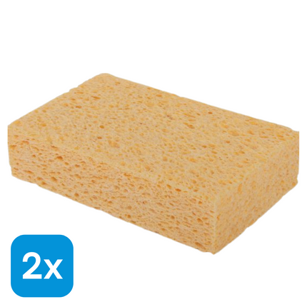 2x Viscose Schoonmaakspons