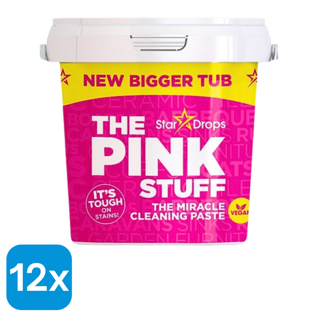12x The Pink Stuff Cleaning Paste - 850 gr