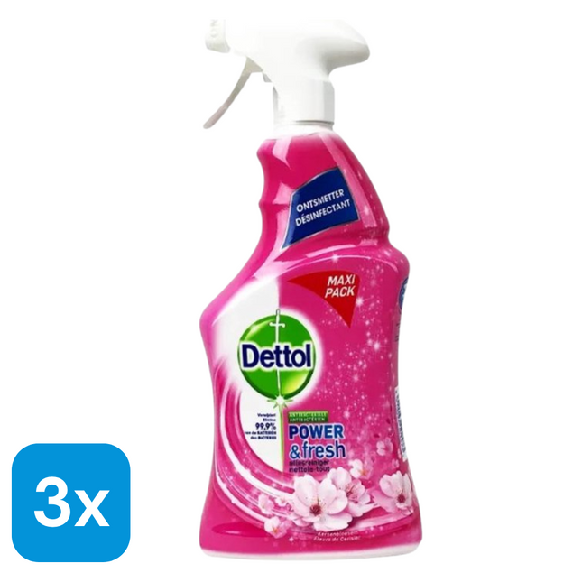 3x Dettol Allesreiniger Kersenbloesem - 750 ml