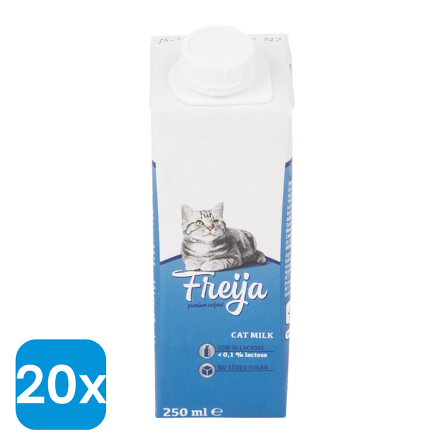 20x Freija Kattenmelk - 250 ml