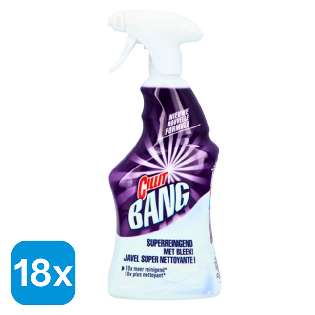 18x Cillit Bang Bleek & Hygiëne Spray - 500 ml