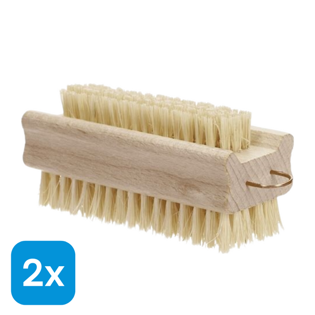 2x Vero Nagelborstel Hout