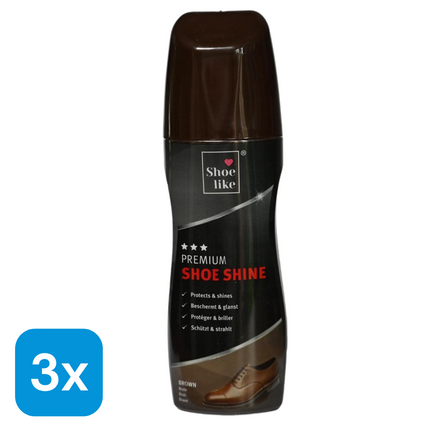 3x Schoenpoets Bruin - 50 ml