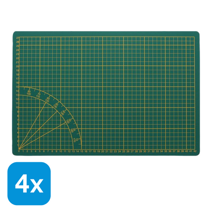 4x Snijmat A3 Groen