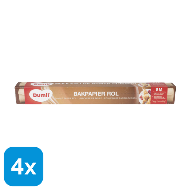4x Dumil Bakpapier - 8 m