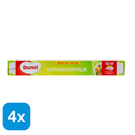 4x Dumil Vershoudfolie - 50 m