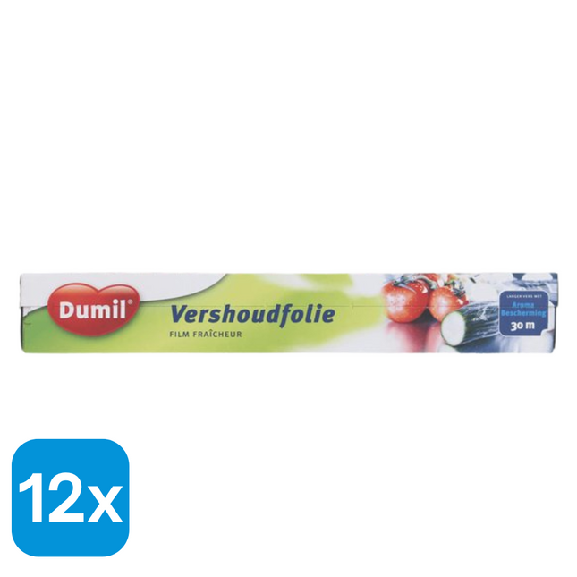 12x Dumil Vershoudfolie - 30 m