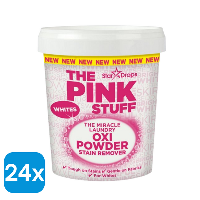 24x The Pink Stuff Vlekverwijderaar Witte Was - 1 kg