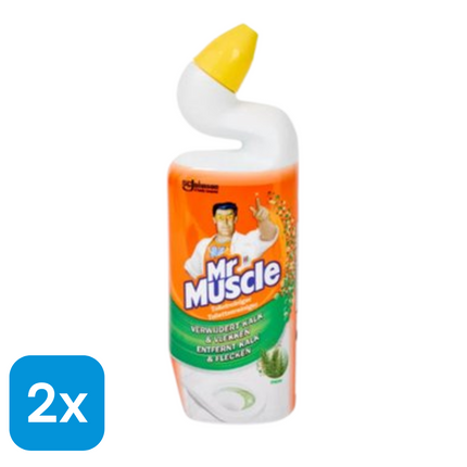2x Mr. Muscle Toiletreiniger Fresh - 750 ml