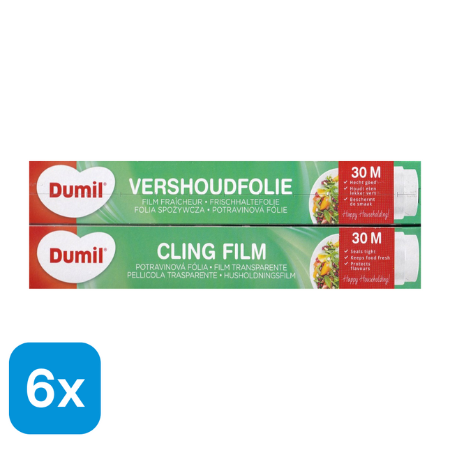 6x Dumil Vershoudfolie - 30 m