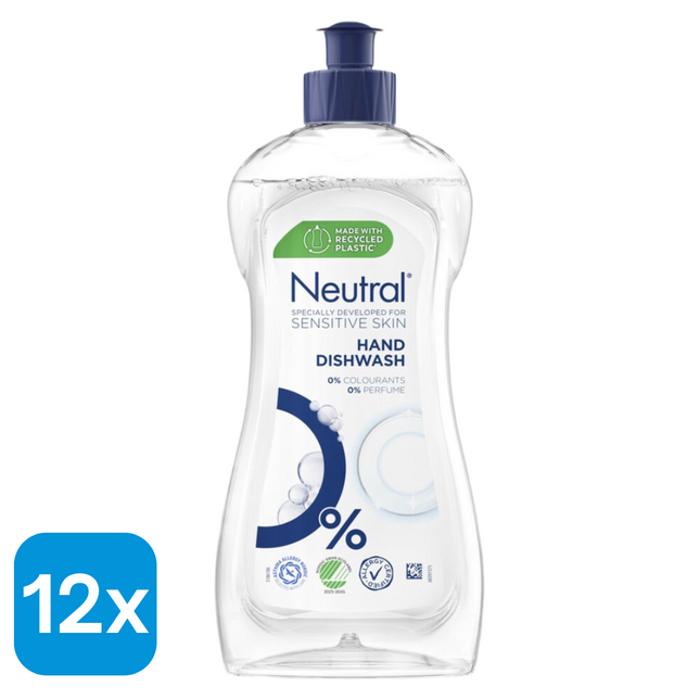 12x Neutral Afwasmiddel - 500 ml