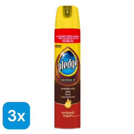 3x Pledge Revive It Voedende Olie - 250 ml