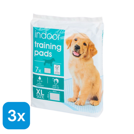 3x Indoor Training Pads voor Honden - 5 stuks