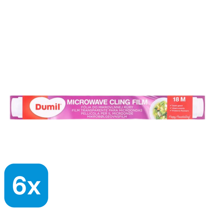 6x Dumil Magnetronfolie - 18 m