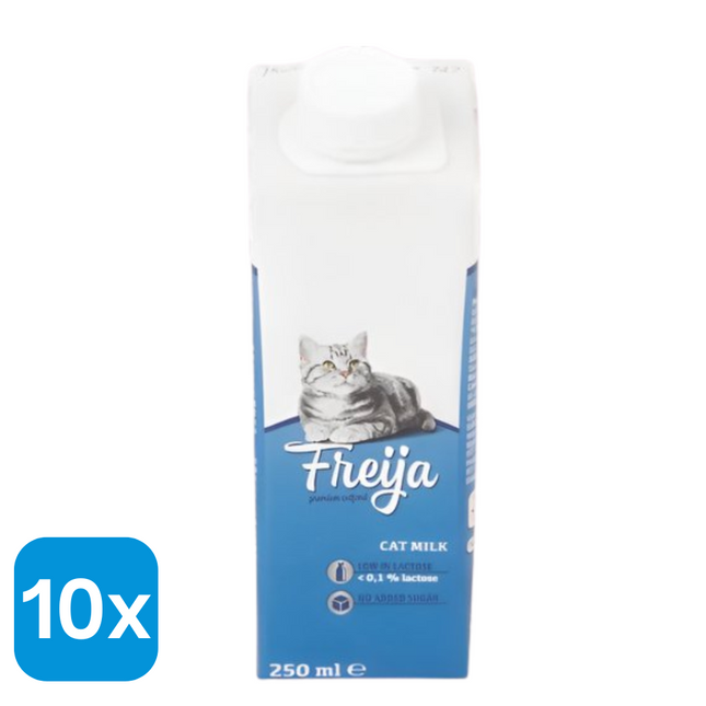 10x Freija Kattenmelk - 250 ml
