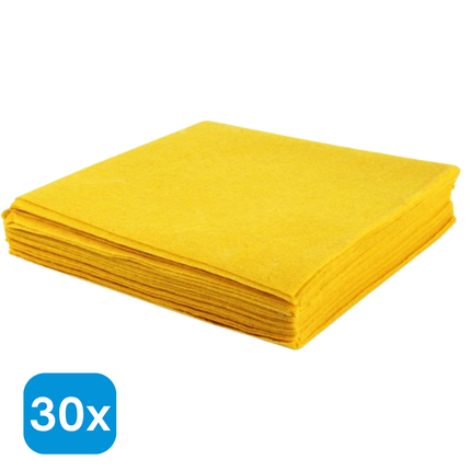 30x Huishouddoekjes Geel