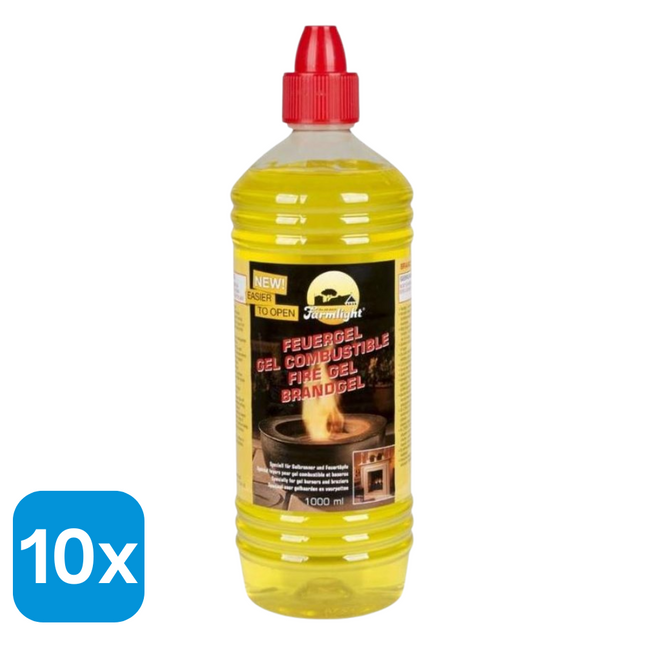 10x Farmlight Brandgel - 1 liter