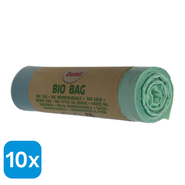 10x Dumil Bio Afvalzakken 60L - 5 stuks