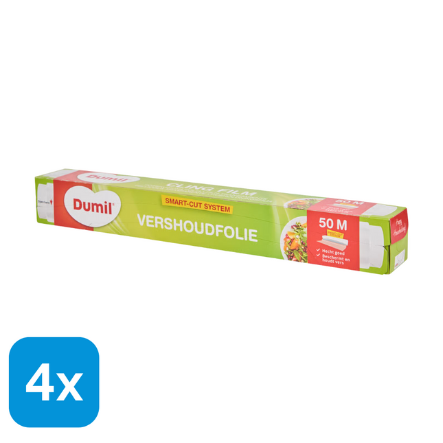 4x Dumil Vershoudfolie - 50 m
