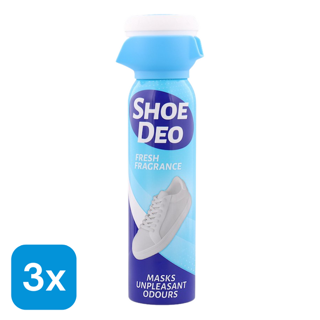 3x Schoenendeodorant - 150 ml