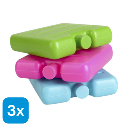 3x Mini Koelelementen Gekleurd