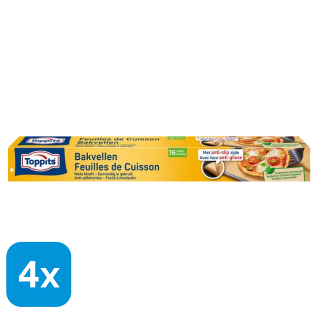 4x Toppits Bakvellen