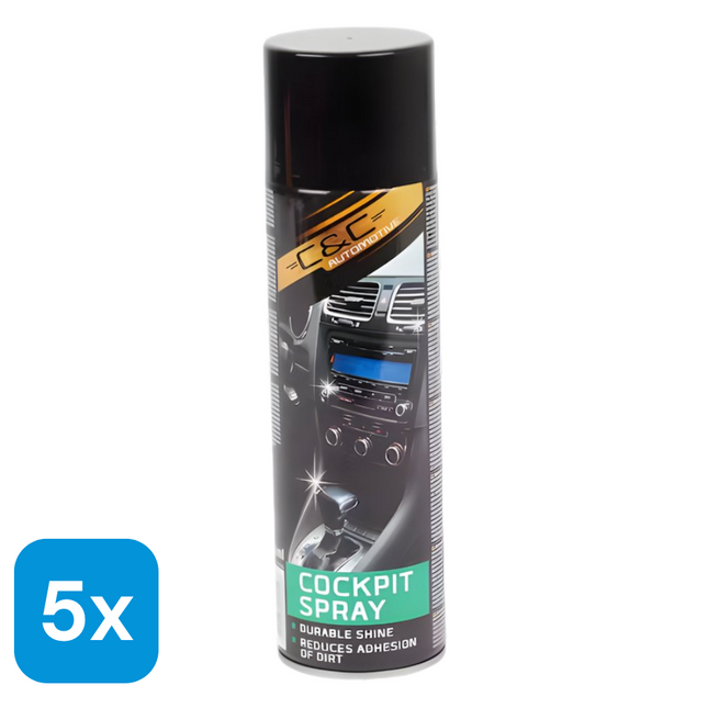 5x C&C Cockpitspray - 500 ml