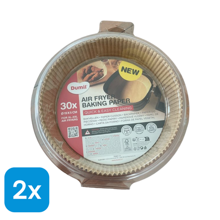 2x Dumil Airfryer Bakpapier - 50 stuks