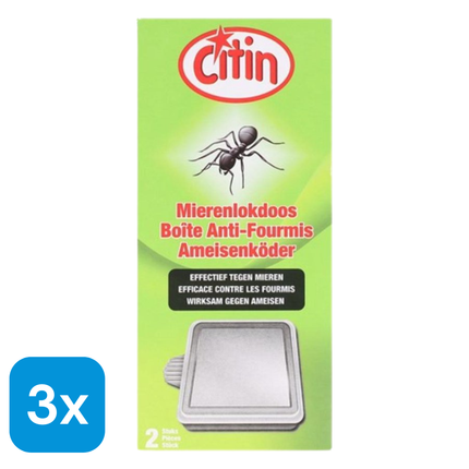 3x Citin Mierenlokdoos - 2 stuks