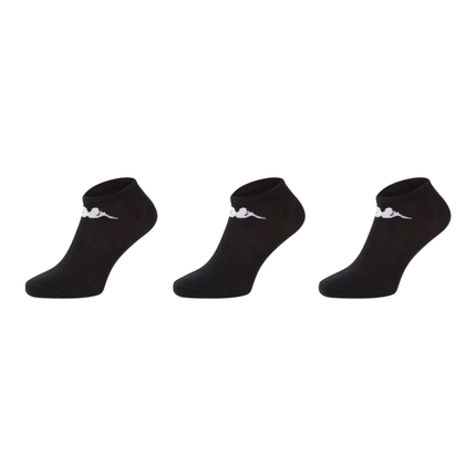Kappa Sneakersokken Zwart Maat 35-38 - 3 paar