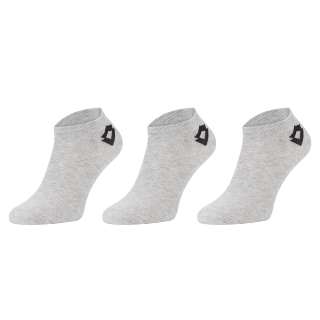 Lotto Sneakersokken Grijs Maat 39-42 - 3 paar