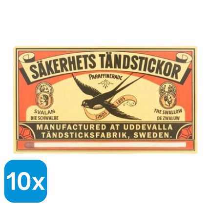 10x Zwaluw Lucifers Extra Lang