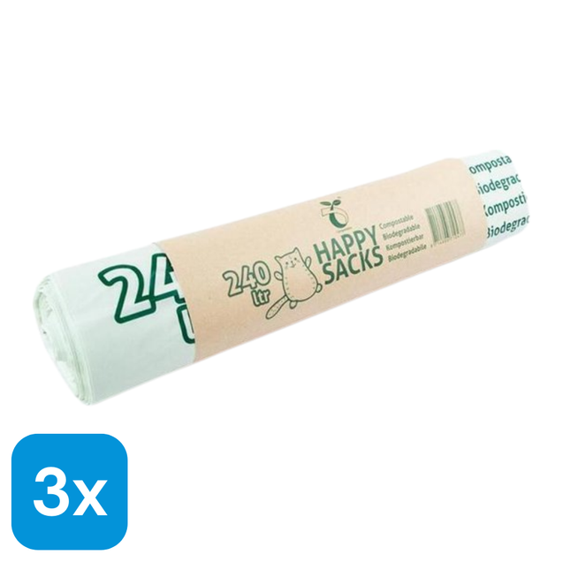 3x Containerzakken 240L - 30 stuks