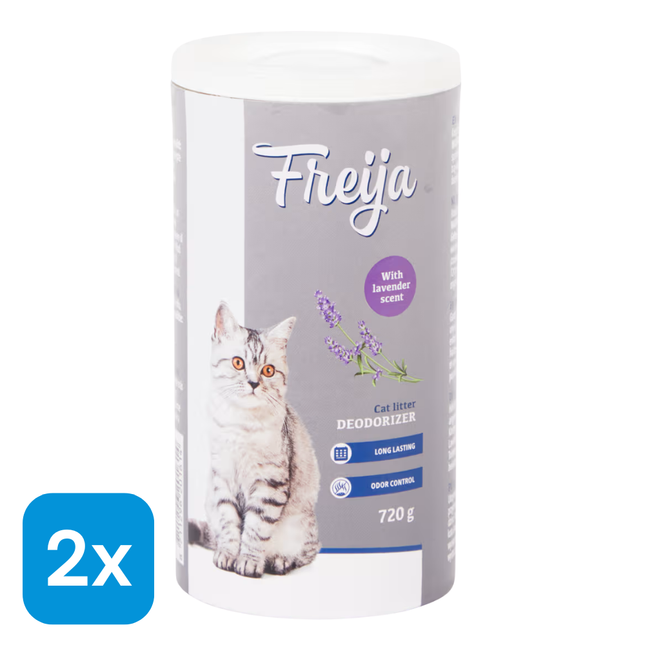 2x Freija Kattenbak Geurverwijderaar - 720 gr