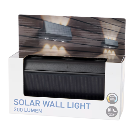 Solar Wandlamp - 20,5x10,5x7,5 cm