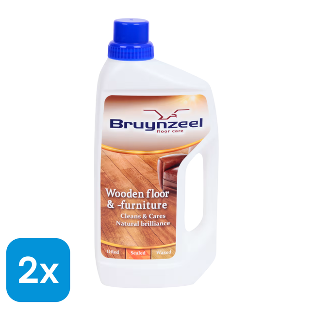 2x Bruynzeel Houtreiniger - 1L