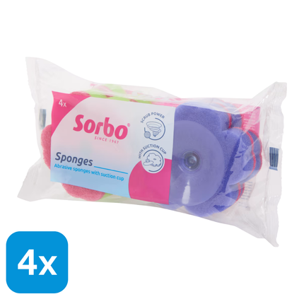 4x Sorbo Schoonmaakspons - 14 cm